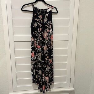 Floral Halter Maxi Dress